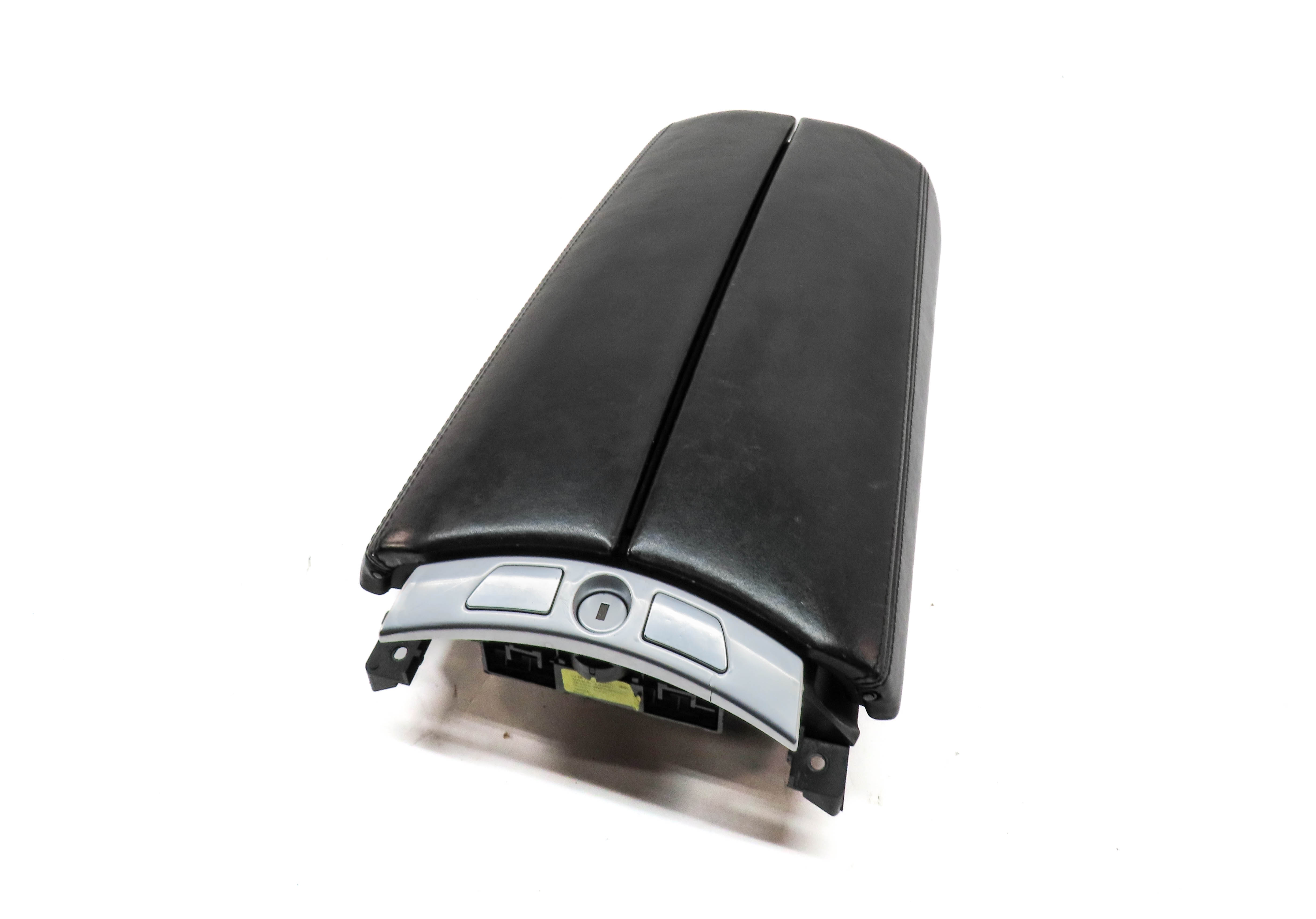 09-15 BMW 740i 750i 760i B7 (F01) CENTER CONSOLE ARM REST COMPARTMENT (Black) — exact item pictured